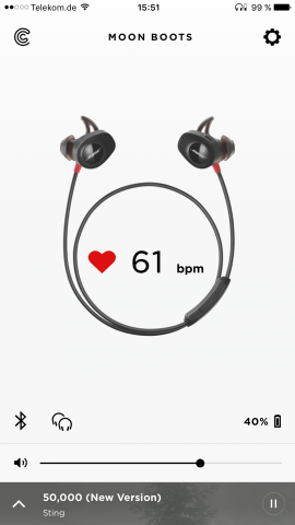 Musik wird einfach &uuml;ber die Quellen des Smartphones ausgesucht. (Screenshot: Golem.de)